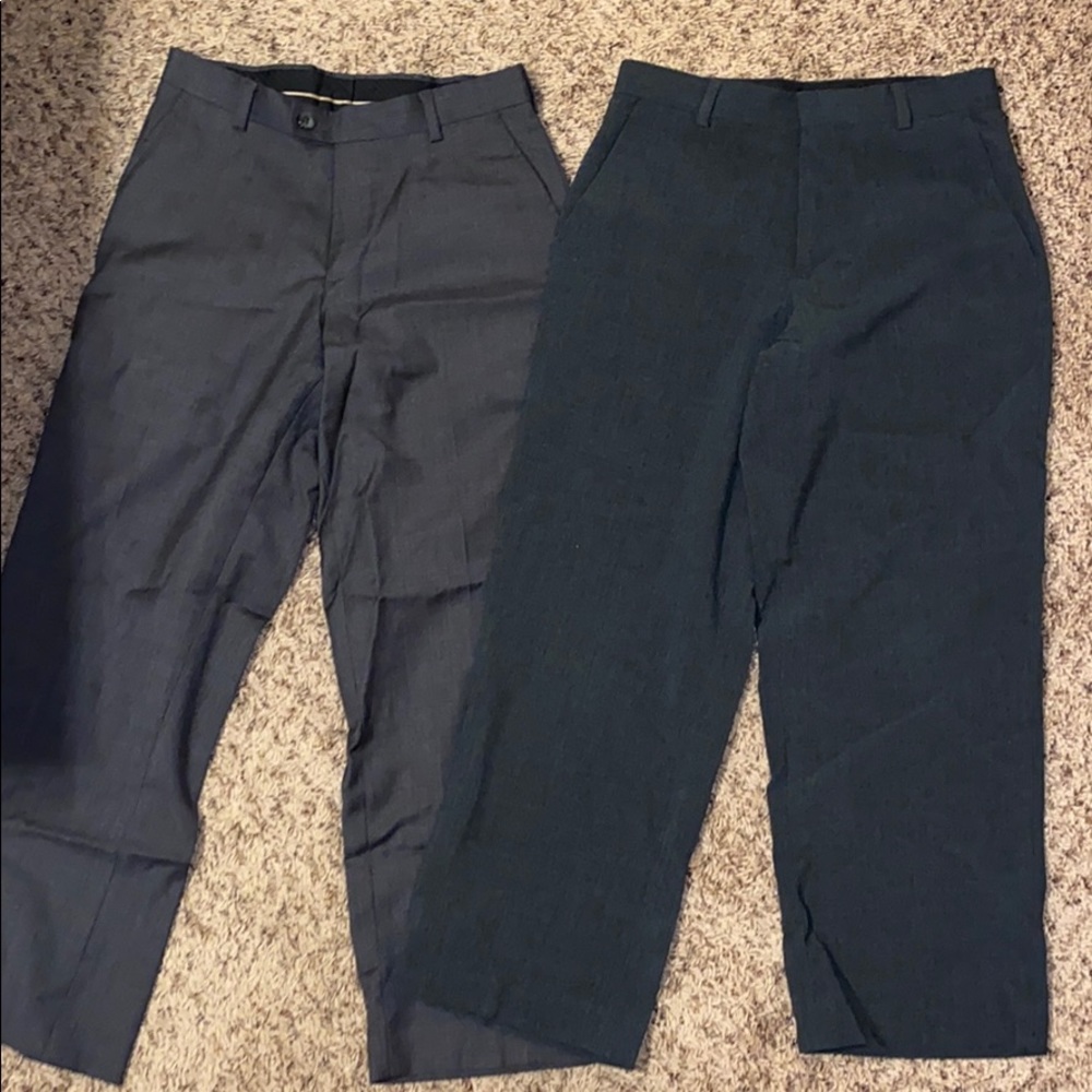 Two Pairs of Slacks (Calvin Klein & Class Club)